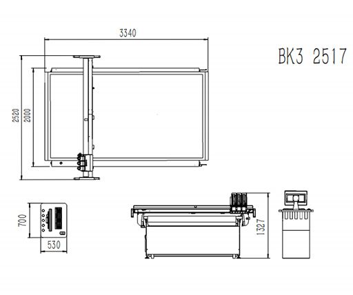 BK3-2517 Static Table