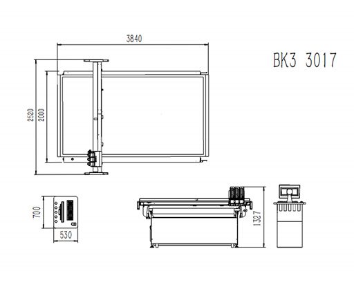 BK3-3017 Static Table