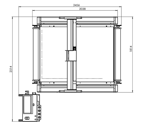 BK 1311 conveyor table