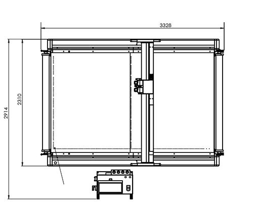 BK 2516 conveyor table