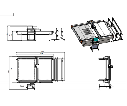 BK 2516 conveyor table and loading device