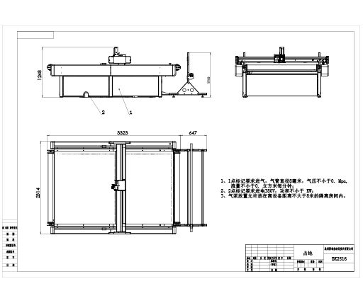 General view of BK2516 (general feeding frame)