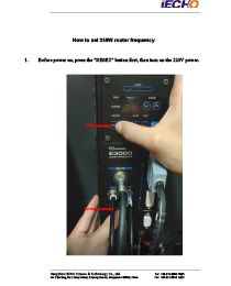 How to Set 350W Router Frequency