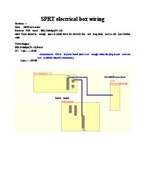 SPRT Electric Wiring